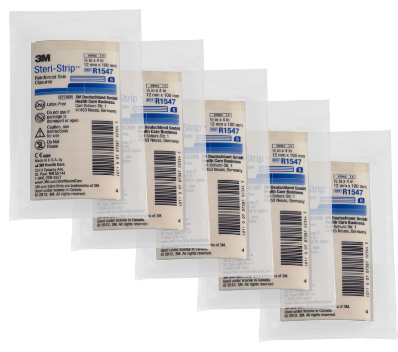3m Steri Strip R1547 12mm X 100mm Wundverschlussstreifen 5 X 6 Stk
