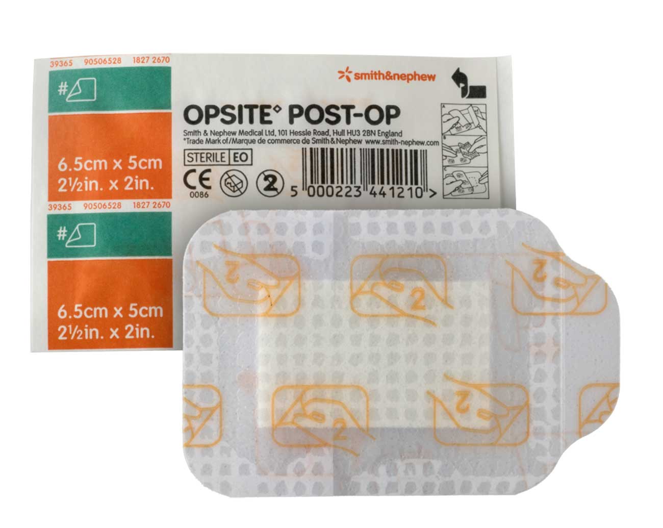 5 St Smith & Nephew OPSITE POSTOP 6,5 x 5cm postoperative Wundpflaster