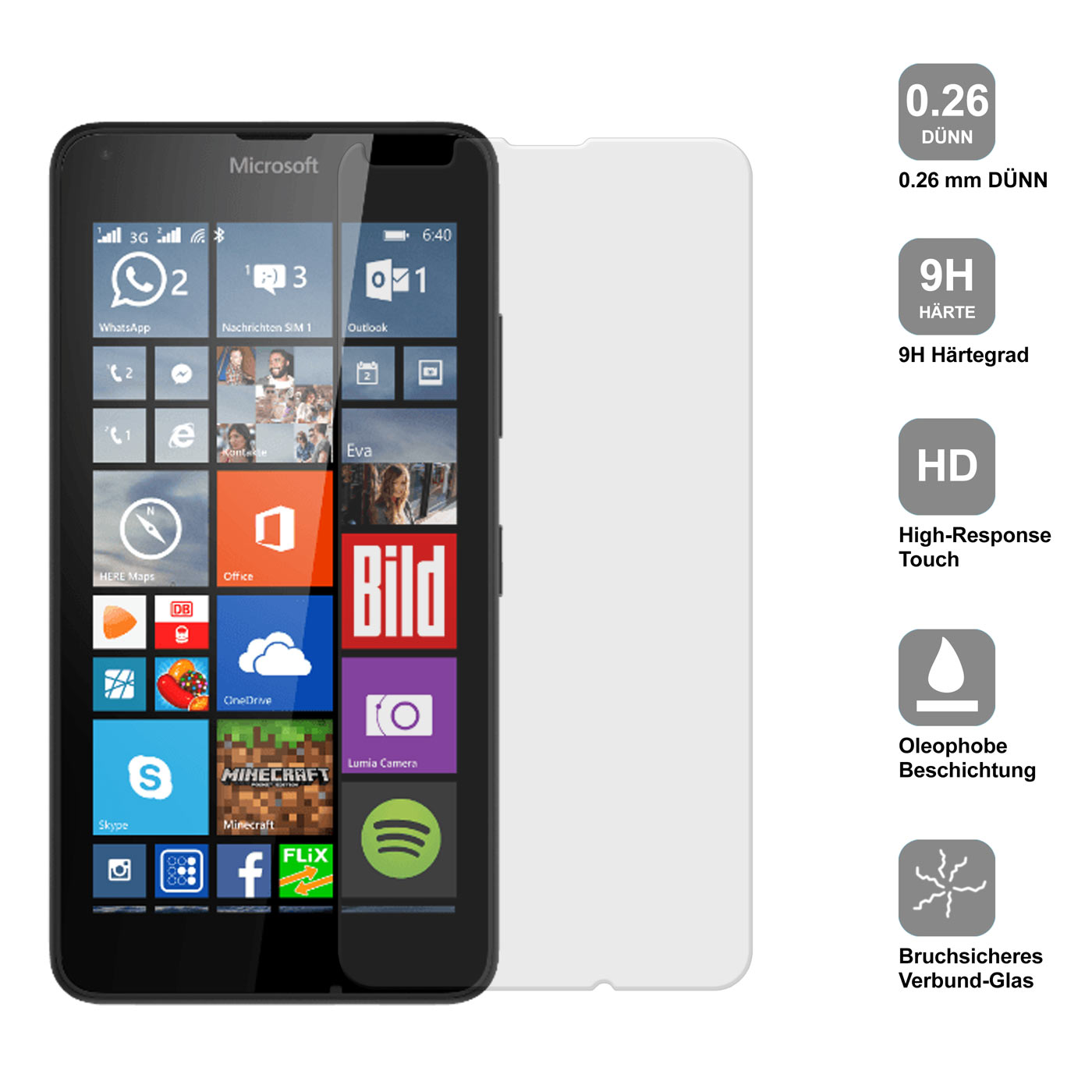 protection d 233 cran en verre tremp 233 9h pour microsoft lumia protection d 233 cran en verre tremp 233 9h pour microsoft lumia